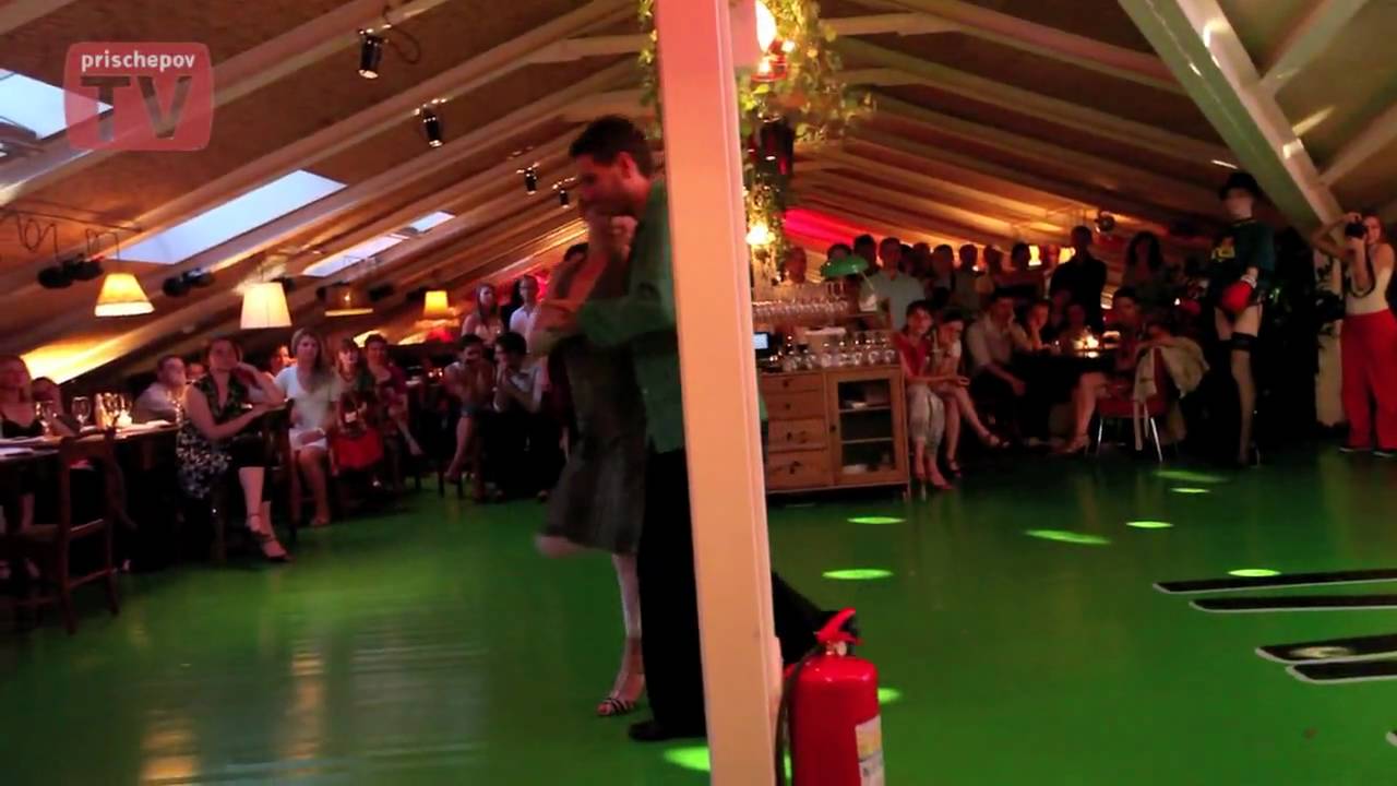 Video thumbnail for Valentina Ustinova and Michael Watson, Russia, Moscow, Milonga "Na Cherdake", 21.06.2010