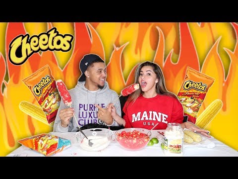 COOKING HOT CHEETO ELOTES!!! **MY BOYFRIEND'S FIRST...