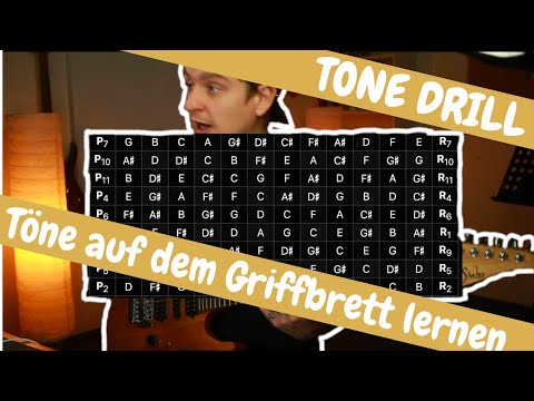 Gitarren-Töne auf dem Griffbrett lernen - 3 Methoden