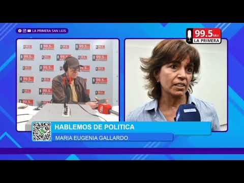 Maria Eugenia Gallardo con Trombetta | La Primera San Luis