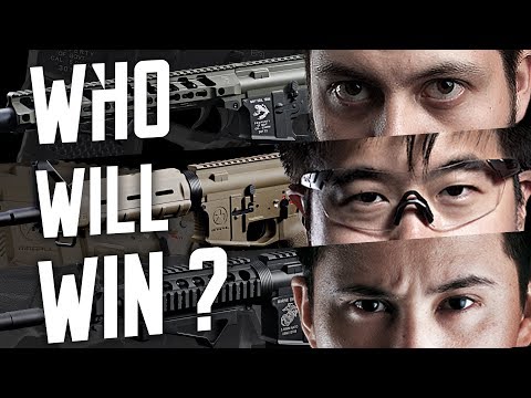 Tim, Marck & Gambit’s Custom M4 Face-off – RedWolf Airsoft RWTV