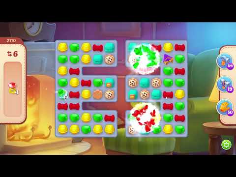 Homescapes 2110 Level - 18 moves - NO BooSTERS