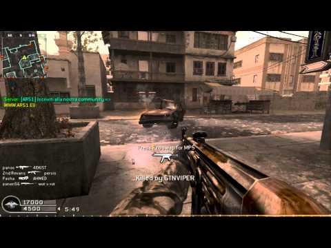 COD4 Multiplayer: MP44 Gameplay