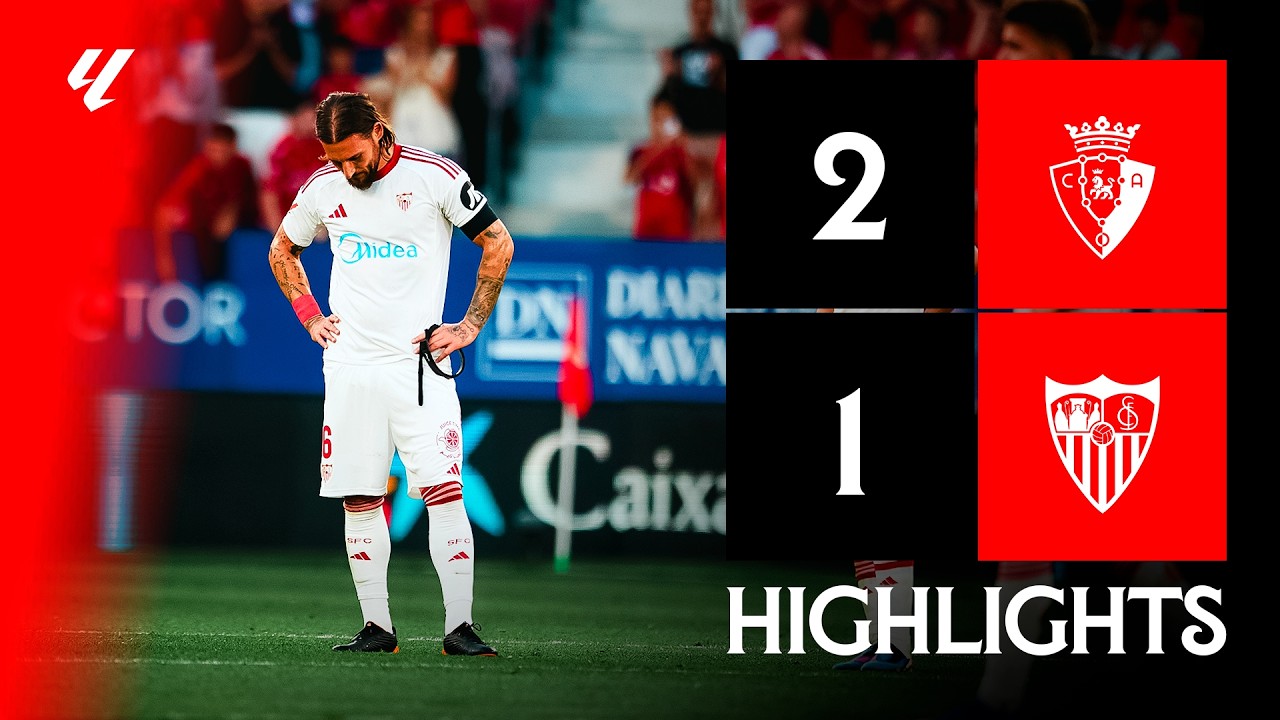 4월 27일 CA 오사수나 VS 세비야 FC 축구하이라이트