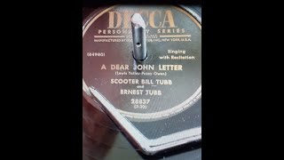 A Dear John Letter - Scooter Bill Tubb and Ernest Tubb