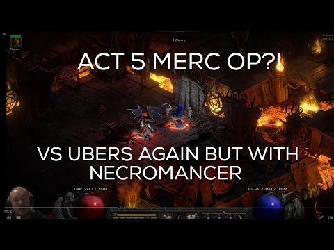 Is Act 5 Frenzy Mercenary OP D2 Resurrected PTR 2.4 Ubers Test (necro)