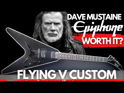 Epiphone Dave Mustaine Flying V Custom Black Metallic gitara elektryczna