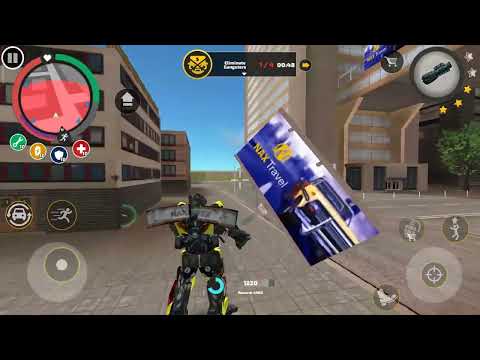 transformer Robot ( car Robot)l rope hero vice town🏹 #gaming
