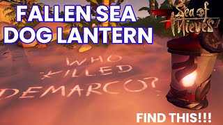 HOW TO GET THE FALLEN SEA DOG LANTERN | SEA OF THIEVES