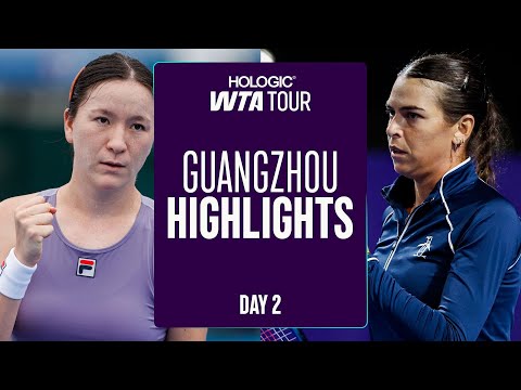 Day 2 in Guangzhou featuring Sun, Tomljanovic, Li, and more | WTA Match Highlights
