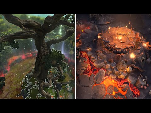 Wood Elves Forest Corrupted and Razed