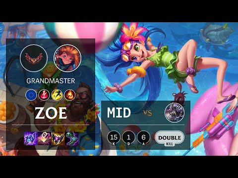 Zoe Mid vs Kassadin - EUW Grandmaster Patch 12.4