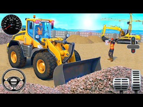 Real Off-road construction Game / Stickman City Construction Excavator - Android Gameplay #1