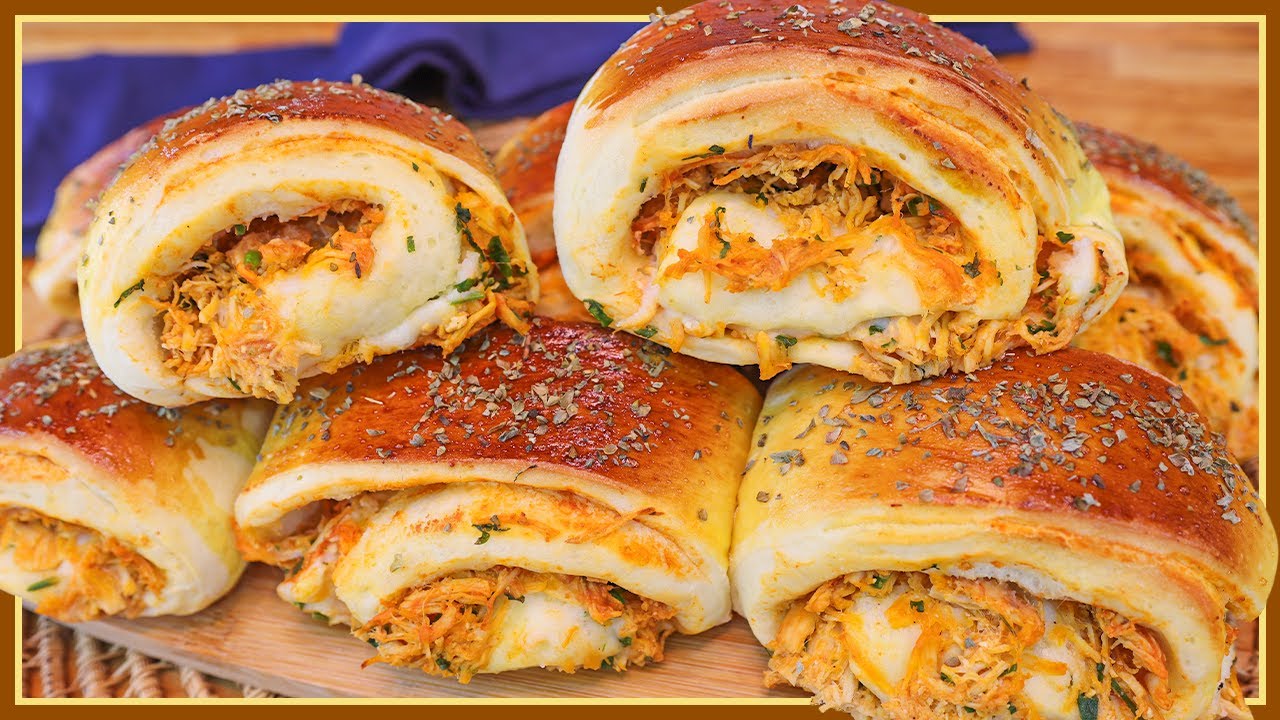 VOCÊ NÃO VAI ACREDITAR COMO É FEITO ESSE SALGADO I MASSA FOFINHA I Receitas de Pai