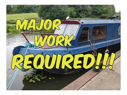 Starting to strip the interior and a good look around our narrowboat. Boating on a Budget, Episode 4