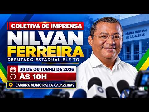 AO VIVO: COLETIVA DE IMPRENSA COM NILVAN FERREIRA, DEPUTADO ESTADUAL ELEITO | TV SERTÃO