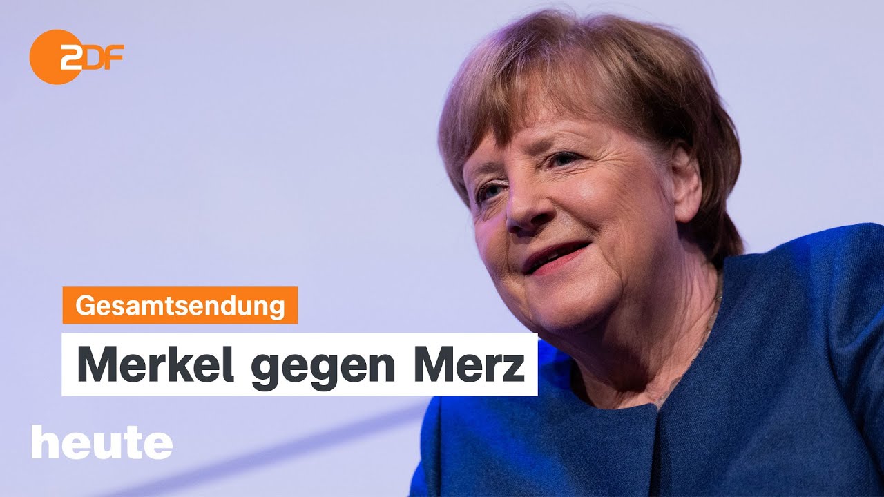 heute 19:00 Uhr vom 30.01.25 Merkel kritisiert Merz, Flugzeugunglück, Geiselfreilassung der Hamas