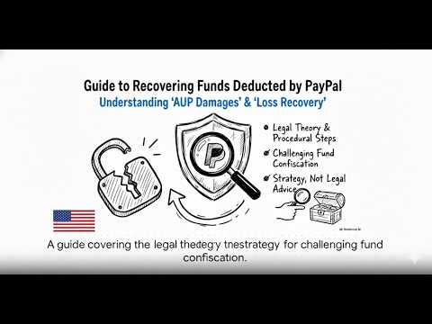 Video: how to recover PayPal Loss Recovery and AUP damages funds in the USA via CFPB and JAMS arbitration
