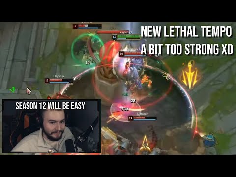 Kayle 1v9 plays the NEW Lethal Tempo ft. Nisqy and Caps