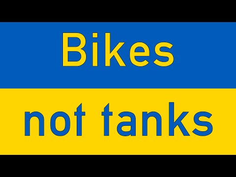 Bikes, not tanks: a Berlin bike demo for Ukraine