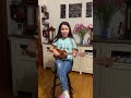 First Time And The First Try To Play The Ukulele