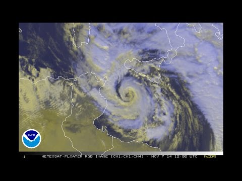 November 07 - 09, 2014 : Storm in the Mediterranean Sea