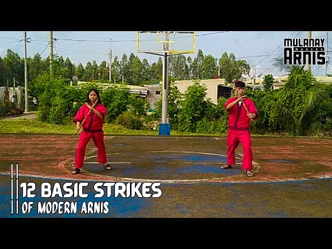 TWELVE STRIKES | Modern Arnis (12 Striking Techniques)
