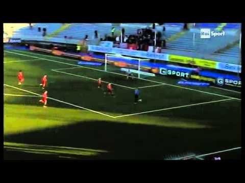 Novara-Bari 0-1 2013-2014 Sciaudone  21^ giornata