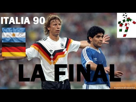 Argentina Vs Alemania - Final copa mundial Italia 1990 - completo