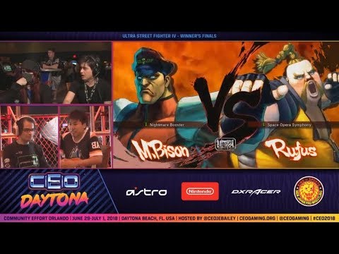 CEO 2018 USFIV - G | Happy_Medicine (Bison) Vs. AB | StormKubo (Rufus) Ultra Street Fighter IV LS