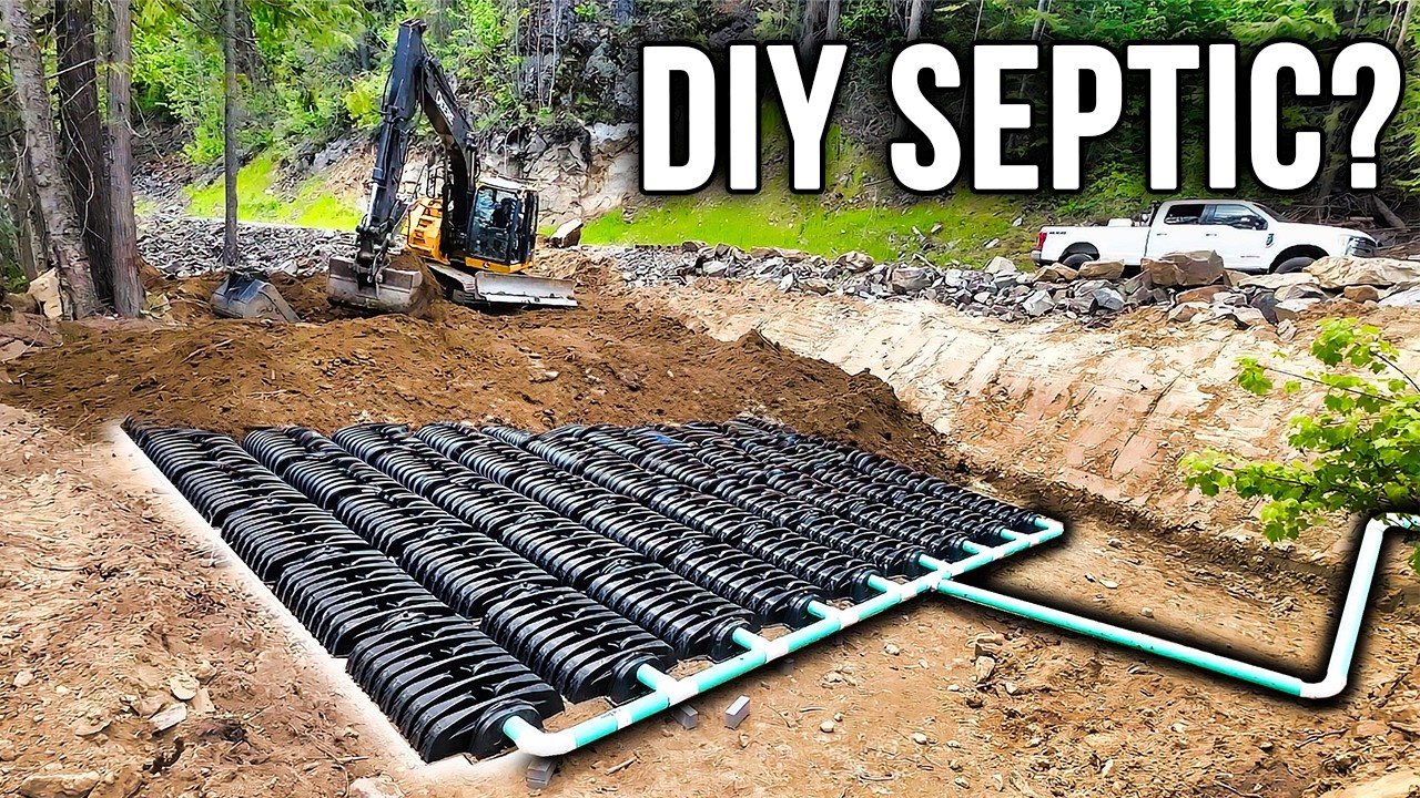 Installing our own septic system (start to finish)