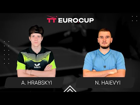 12:30 Andrii Hrabskyi - Nazarii Haievyi 12.10.2025 TT Euro.Cup Ukraine Master. TABLE 3