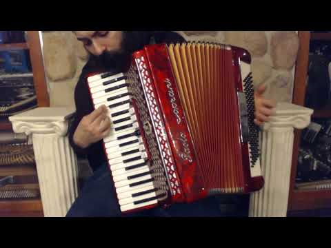 5323 - Red Paolo Soprani Piano Accordion LMM 41 120 $1699