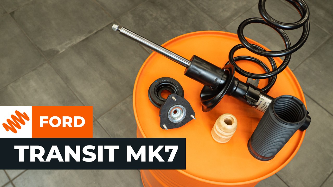 Comment changer un support de jambe de suspension avant sur le Ford Transit Mk7 van : guide de remplacement