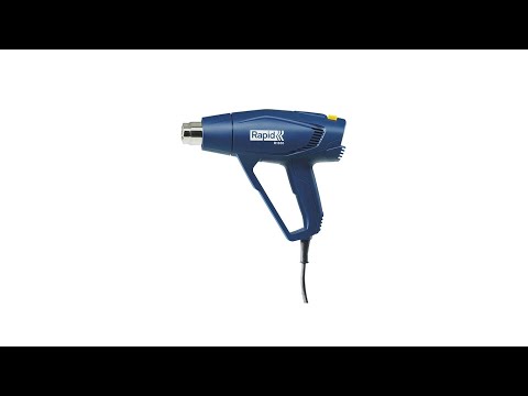 Rapid R1800 Hot Air Gun, 1800 W, air flow 450 l/min, two airflow levels, temperature settings 300°C/550°C, overheating protection, 2 year guarantee 5001341