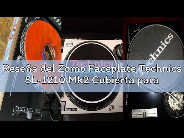 Vídeo relacionado con Zomo Faceplate Technics SL-1210 Mk2 Cubierta para tocadiscos