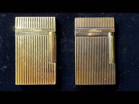 S.T. Dupont Lighter Authentication: Ligne 2 Comparison - Real vs Replica Montparnasse Paris