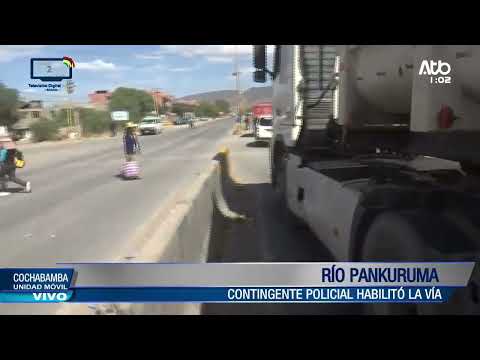 Intento de bloqueo en Sipe Sipe es contenido y se restablece la circulación vehicular
