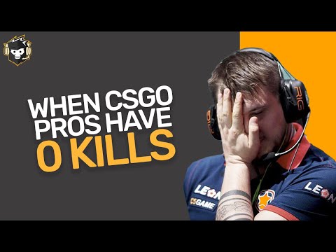 6 Times CSGO Pros Died With ZERO Kills | CS Fails and Funny Moments
