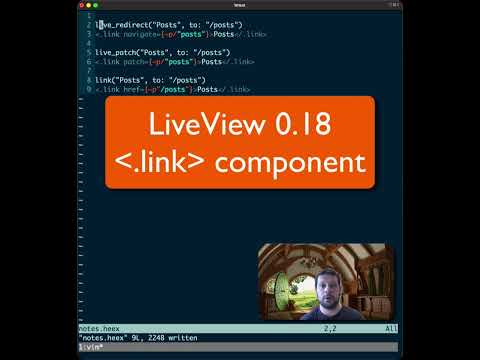 Phoenix LiveView 0.18's link component