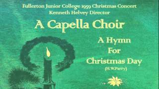 FJC A Hymn For Christmas Day