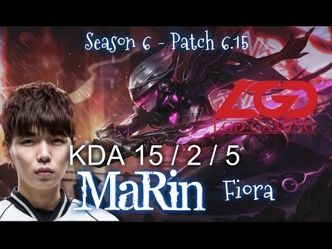 LGD MaRin FIORA vs EKKO TOP - Patch 6.15 KR Ranked | League of Legends