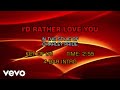 Charley Pride with Henry Mancini - I'd Rather Love You (Karaoke)