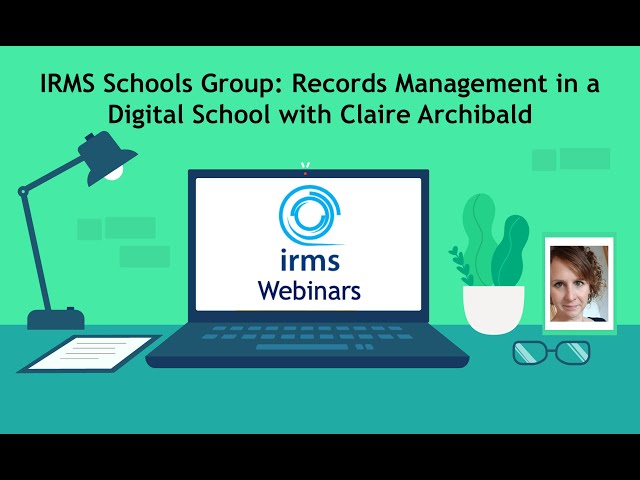 IRMS Schools Group: Records Management in a Digital School video thumbnail