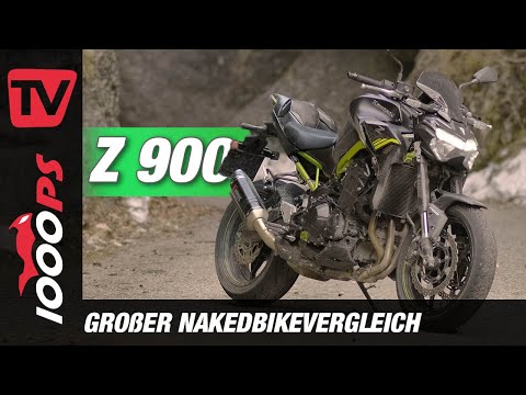 Kawasaki Z900 2021 im Nakedbike Vergleichstest: Kann sie die Mittelklasse immer noch dominieren?