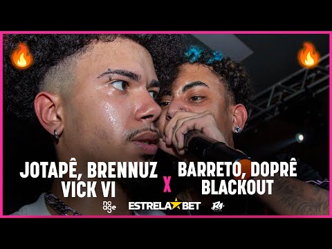 (FLOW DO ANO?) JOTAPÊ, BRENNUZ E VICK VI x BARRETO, BLACKOUT E DOPRÊ | SEMI | #BDN100