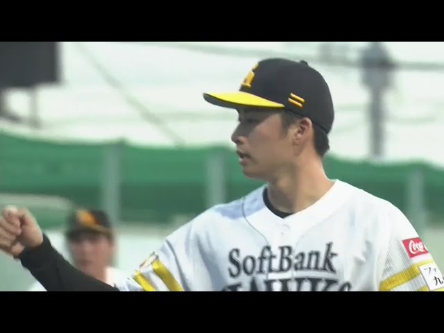 【ファーム】ランナー許さず!! ホークス・板東湧梧 4イニング打者12人をパーフェクト!! 2023年8月5日 福岡ソフトバンクホークス 対 広島東洋カープ