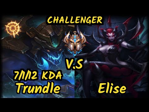 OGBCN Zanzarah (TRUNDLE) vs ELISE - 7/1/12 KDA JUNGLE CHALLENGER GAMEPLAY - EUW