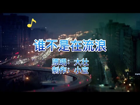 伤感歌曲，大壮《谁不是在流浪》，震撼灵魂的声音，道出男人的沧桑与无奈