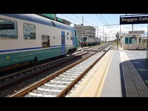 Treno Regionale+Locomotore E464.044 Regionale 21794 Reggio di Calabria Centrale-Melito di P.S.